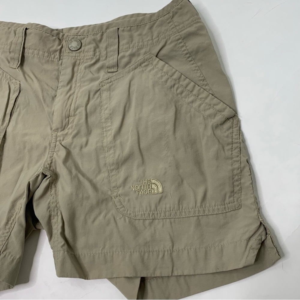 The North Face Women's Tan Brown Hiking Active Outdoor Shorts, Size 8 - Picture 3 of 5